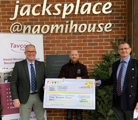 Tavcom Training Raises £3000 for Naomi House and Jacksplace Charity - article image